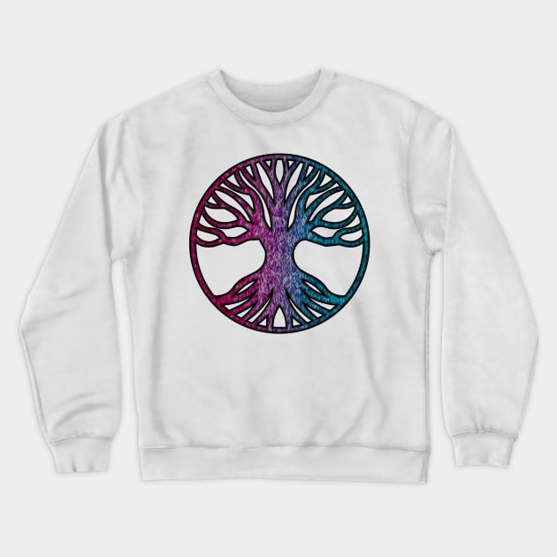 Tree Of Life (Fire and Ice) Crewneck Sweatshirt by JoshG